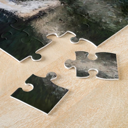 Brücke von Blume beeindruckende Foto Malerei Puzzle (Seite)