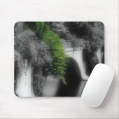 Brücke von Blume Schwarz-weiße Mousepad (Mit Mouse)