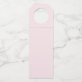 Brücke von Lissabon im Vintagen Stil Flaschenanhänger (Rückseite)