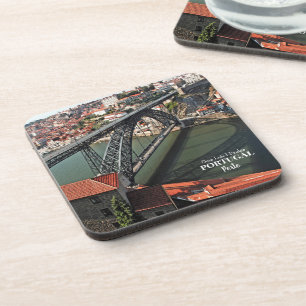Brücke von Porto über den Douro-Fluss, Portugal Getränkeuntersetzer