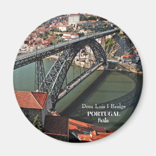 Brücke von Porto über den Douro-Fluss, Portugal Magnet