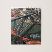 Brücke von Porto über den Douro-Fluss, Portugal Puzzle (Vertikal)