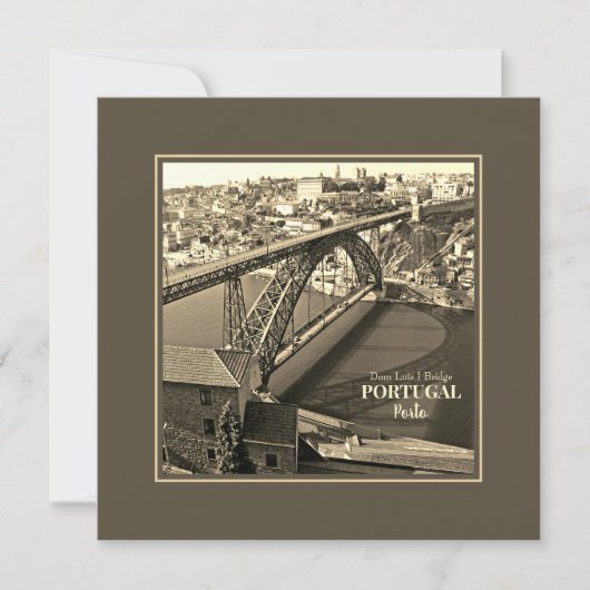 Brücke von Porto über den Douro-Fluss, Portugal, S (Vorderseite)