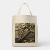 Brücke von Porto über den Douro-Fluss, Portugal, S Tragetasche (Rückseite)