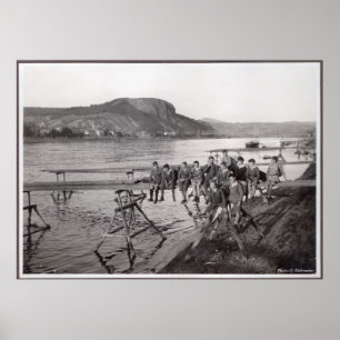 Brücke von Remagen – Bridge at Remagen Ludendorff Poster