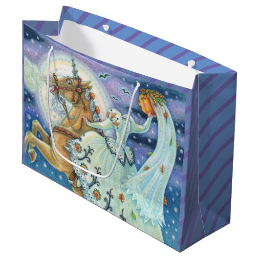 BRÜCKE VON SCHLAFHOLZ, HALLOWEEN GIFT BAG GROßE GESCHENKTÜTE (Vorderseite Schrägansicht)