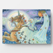 BRÜCKE VON SCHLAFHOLZ, KOPFLOSE HORSEMAN PALOMINO FOTOPLATTE (Vorderseite)