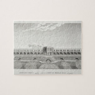Brücke von Shiraz, Isfahan, von 'Voyages du Cheve Puzzle