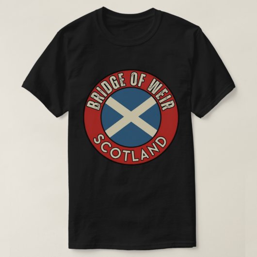 Brücke Weir, Schottland T-Shirt (Design vorne)