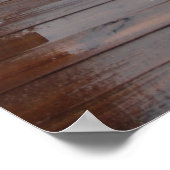 Brücke zum Strand Poster (Ecke)