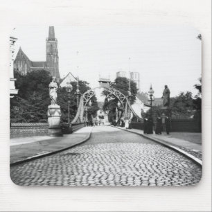Brücke zur Kathedrale, Breslau Polen, c.1910 Mousepad