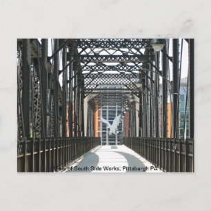 Brücke zur Südseite, Pittsburgh PA Postkarte