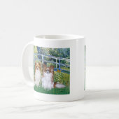 Brücke - zwei Papillen Kaffeetasse (Vorderseite Links)