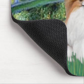 Brücke - Zwei Papillons Mousepad (Ecke)