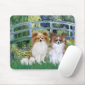 Brücke - Zwei Papillons Mousepad (Mit Mouse)