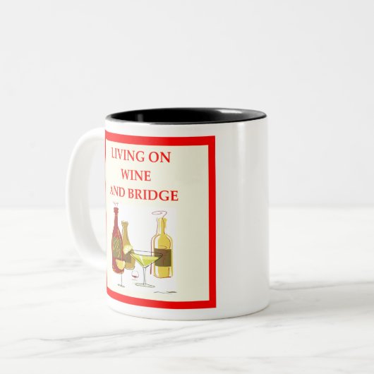 BRÜCKE ZWEIFARBIGE TASSE (Vorderseite Links)