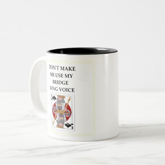 BRÜCKE ZWEIFARBIGE TASSE (Vorderseite Links)