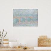 Brücken am Sonnenuntergang - Claude Monet Kunstmus Poster (Küche)