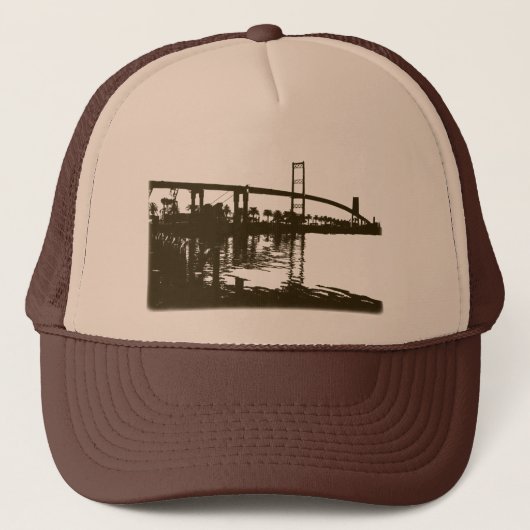 Brücken-Brown-Hut Vincents Thomas Truckerkappe (Vorderseite)