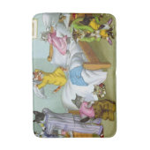 BRÜCKEN: Chaos an der Schlafenszeit - Bad-Matte Badematte (Vorderseite Vertikal)