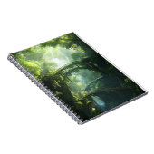 Brücken der smaragdgrünen Canopy - Lush Forest Fan Notizblock (Rechte Seite)