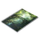 Brücken der smaragdgrünen Canopy - Lush Forest Fan Notizblock (Linke Seite)