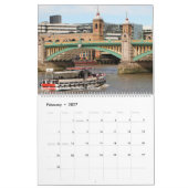 Brücken Großbritanniens 2027 Kalender (Feb 2027)