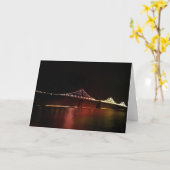 Brücken-Gruß-Karten Karte (Gelbe Blume)