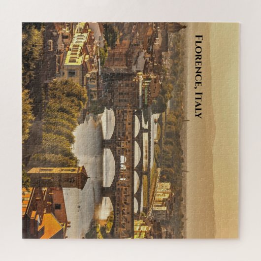 Brücken in Florenz - Italien Puzzle (Horizontal)