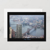 Brücken in New York Postkarte (Vorne/Hinten)