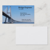 Brücken-Ingenieur-Visitenkarte Visitenkarte (Vorne/Hinten)