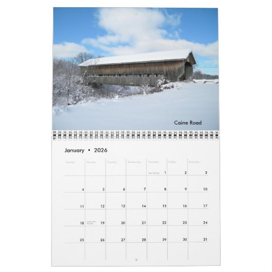 Brücken-Kalender Kalender (Jan 2026)