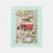 BRÜCKEN: Karten-kaufendes Chaos - Fleece-Decke Fleecedecke (Vorderseite)