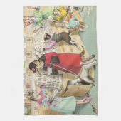 BRÜCKEN: Karten-kaufendes Chaos - Tee-Tuch Handtuch (Vertikal)