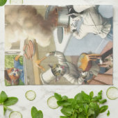 BRÜCKEN: Küchen-Katastrophe - Tee-Tuch Handtuch (Gefaltet)