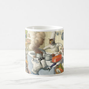 BRÜCKEN: Küchen-Katastrophen-   Weiß-Tasse Kaffeetasse