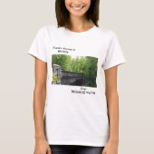 BRÜCKEN-LANDSCHAFT MIT TEXT T-Shirt (Vorderseite)