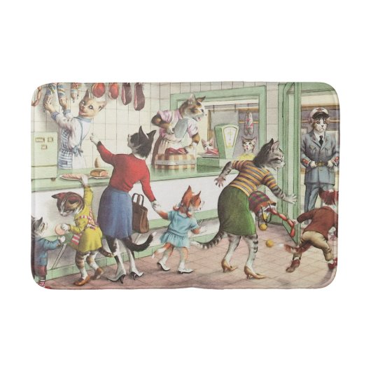 BRÜCKEN: Metzgereien-Einbruch - Bad-Matte Badematte (Vorderseite)