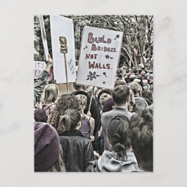 Brücken, nicht Wände Postkarte