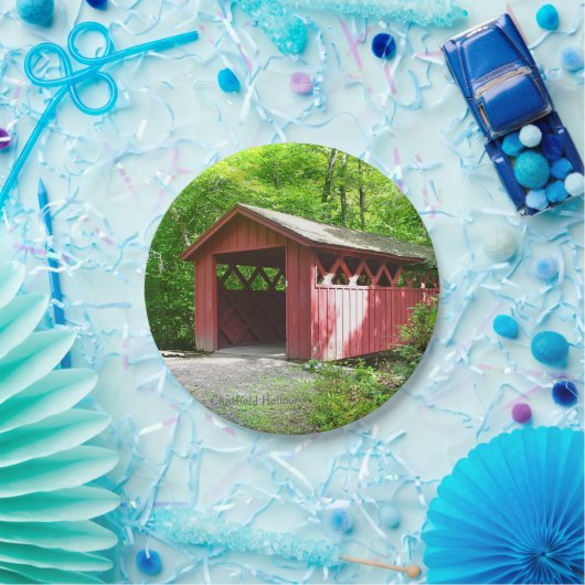 Brücken-Pappteller Pappteller (Party)