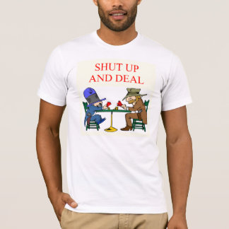Brücken-Poker-Kartenspieler-Spielentwurf T-Shirt