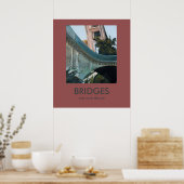 Brücken sind oben im Luftdemotivationspaket Poster (Küche)