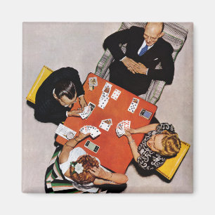 Brücken-Spiel durch Norman Rockwell Magnet