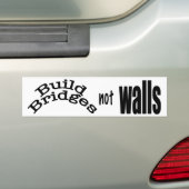Brücken und Mauern bauen Autoaufkleber (Auf Auto)