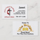 Brücken-Visitenkarte Visitenkarte (Vorne/Hinten)