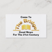 Brücken-Visitenkarte Visitenkarte (Rückseite)