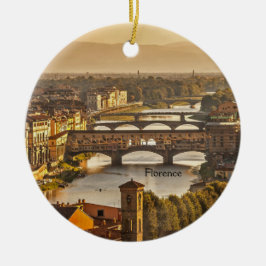 Brücken von Florenz, Italien Keramik Keramik Ornament