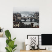 Brücken von Florenz Italien Poster (Heimbüro)