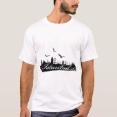 Brücken-weißer T - Shirt Istanbuls Bosphorus für (Vorderseite)