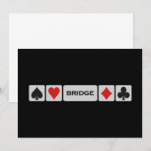 Brückeneinladung - fertigen Sie besonders an! Einladung (Vorne/Hinten)